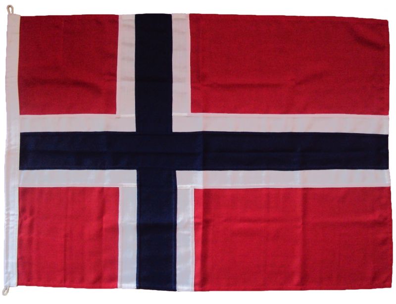 50x37cm Norsk Flagg